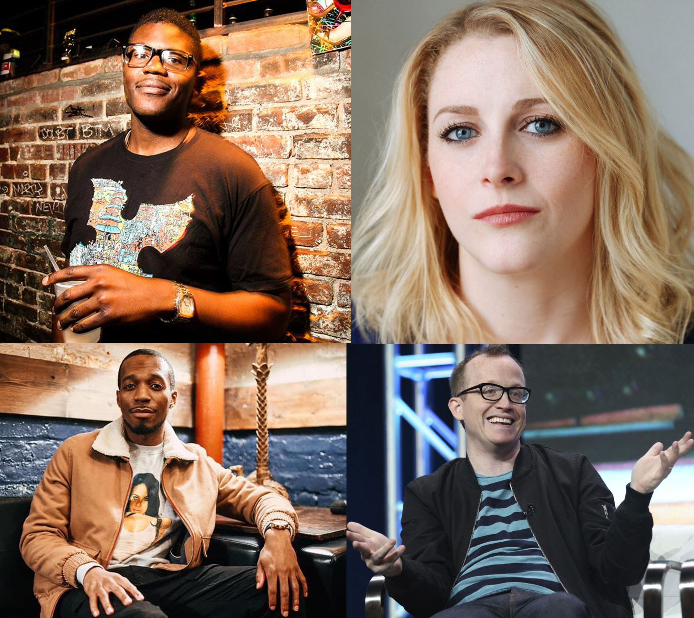 Monroe Martin, Devin Bockrath, Alex English, and Chris Gethard